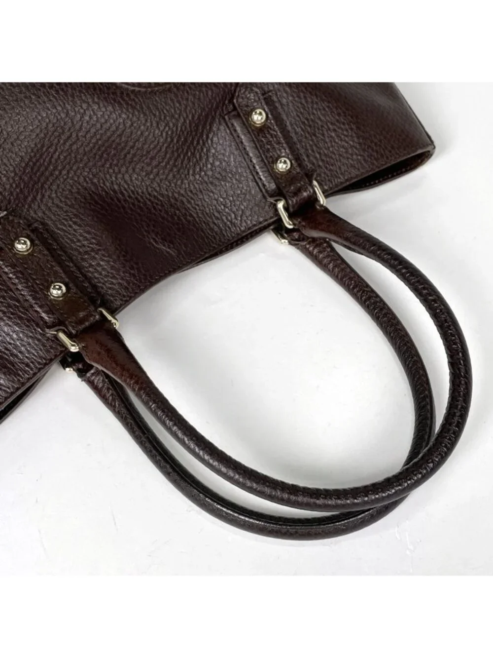 Gucci Horsebit Tote Leather Brown